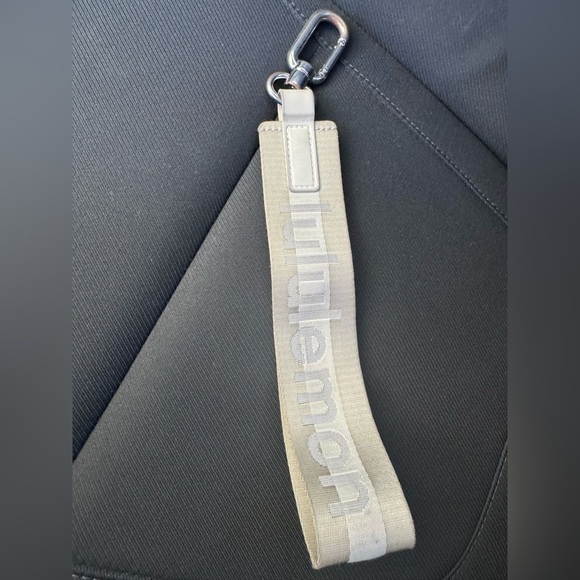 Lululemon Athletica Black Duffel Bag with Tan Strap - Picture 1 of 2